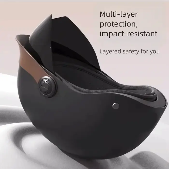 Casque de vélo électrique ultra léger, anti-chute, respirant, protection solaire, demi-casque de moto, vélo électrique