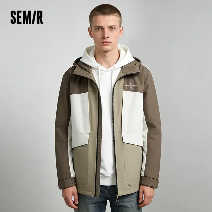 Veste Décontractée Fonctionnelle Homme Semir Printemps 2026 Imperméable Anti-taches Anti-huile Style