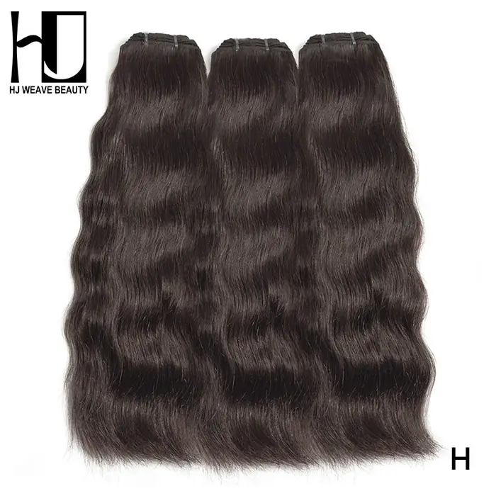 Bundles de cheveux vierges indiens bruts, faisceaux de tissage de cheveux humains raides, extension 