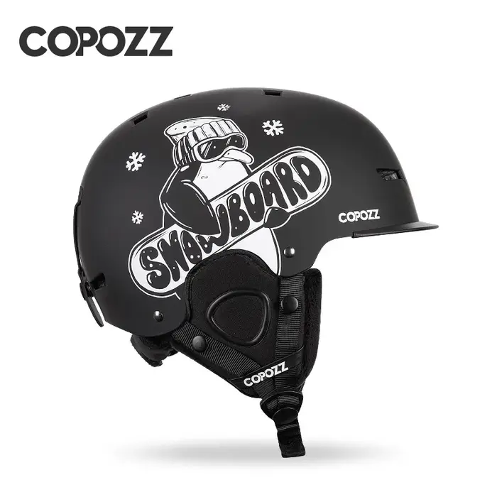 Casque de ski COPOZZ unisexe anti-impact - Certifié sécurité neige pour adultes et enfants snowboard