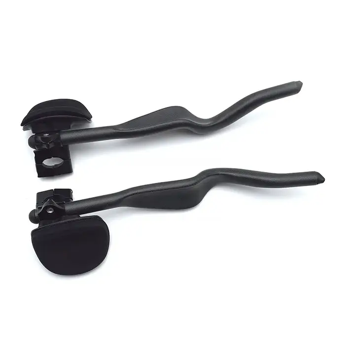 Vélo de route Triathlon Temps d'Essai 3K Repose-Pieds Carbone Guidon TT 35° Extension Aero Clip Course Vélo Ateliers Entraînement