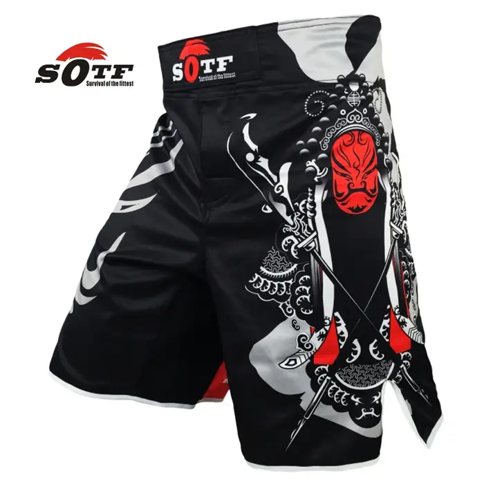 SOTF mma shorts boxe muay thai maillot de boxe tigre muay thai kickboxing vêtements de combat guan y