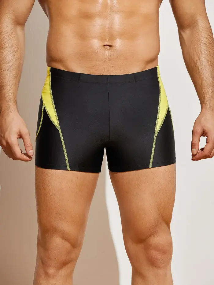 Maillot de bain boxer professionnel pour hommes, pantalon de natation à compression à séchage rapide