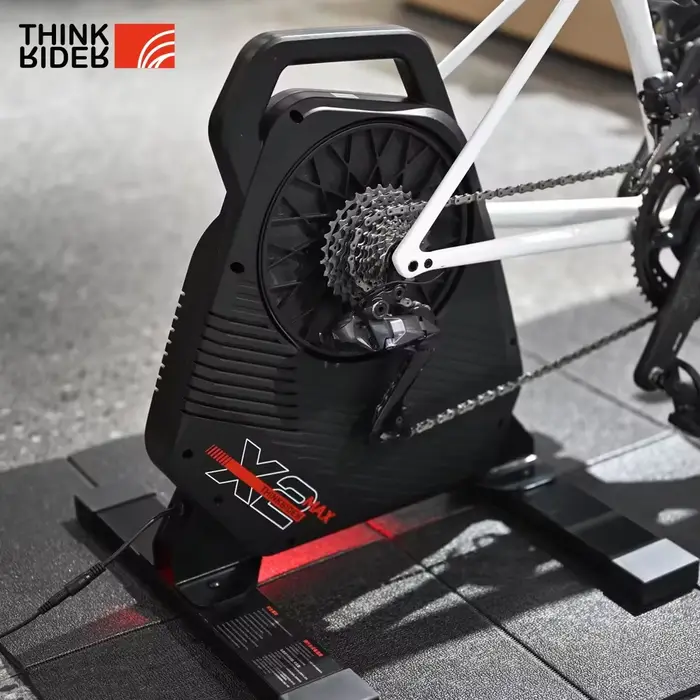 Home trainer intelligent ThinkRider X2Max avec compteur puissance intégré vélo route VTT