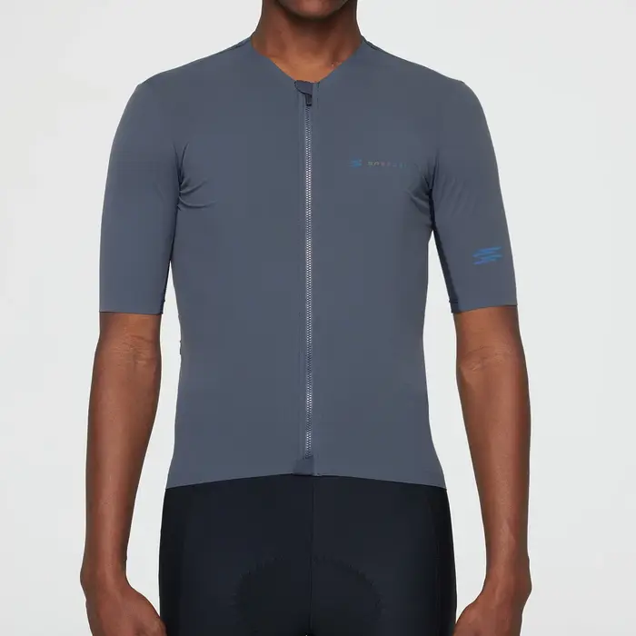 SPEXCEL – maillot de cyclisme à manches courtes, en tissu technique Coldback UPF 50 + Pro Aero Fit, 