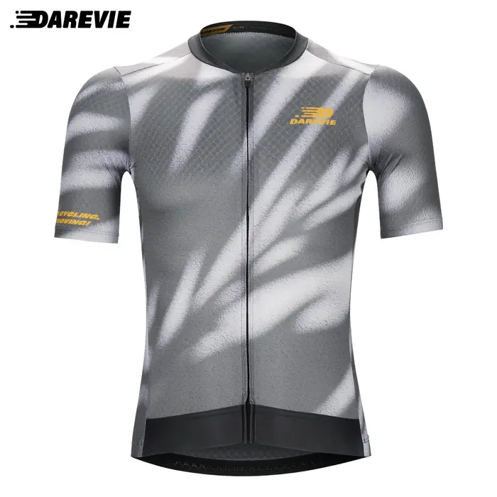 DAREVIE Maillot de cyclisme respirant Shadow pour homme, séchage rapide, petite taille, niveau d'ent
