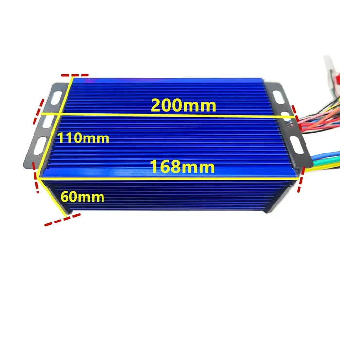 Kit de contrôleur électrique 2000W 3000W 48V 60V 64V 72V 45A 60A double mode sans balais pour moteur de vélo électrique accessoire de rechange pour motos occasions spéciales