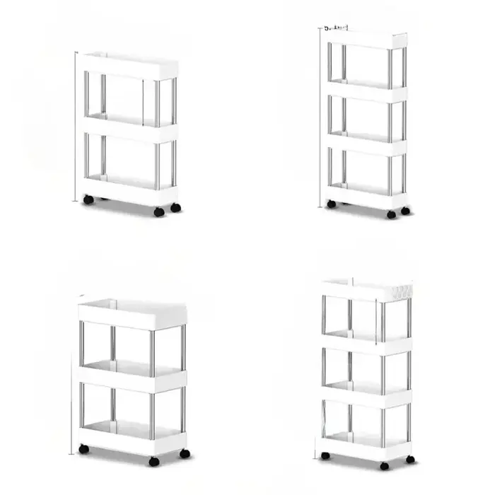 Support de rangement à coutures, armoire étroite de cuisine, support de séparation au sol du salon, 