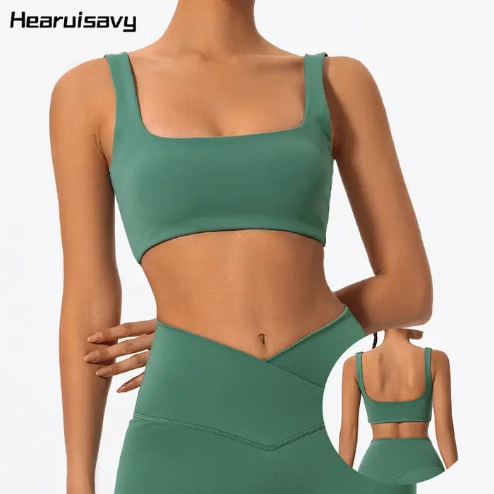 Soutien-gorge sport été push-up maintien élevé respirant yoga entraînement femmes