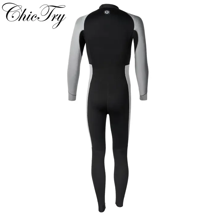 Combinaison Thermique Néoprène Homme 3mm - Manches Longues pour Surf Plongée et Natation