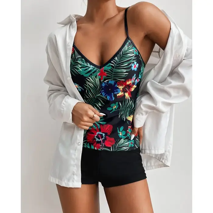 2026 grands maillots de bain grande taille Tankini ensembles maillot de bain pour femme vêtements de