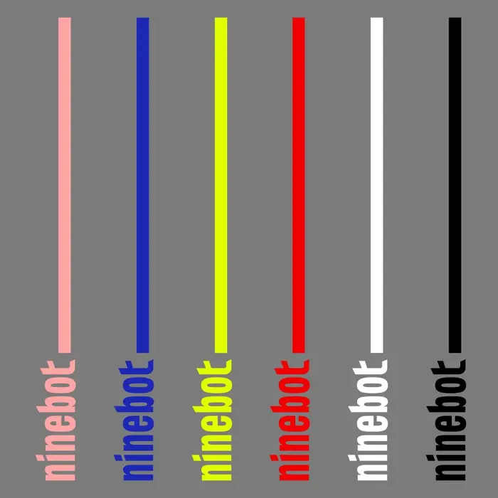 Décoration de corps Fluorescent pour Ninebot E22 ES1 ES2, pièces de Scooter électrique, accessoires 