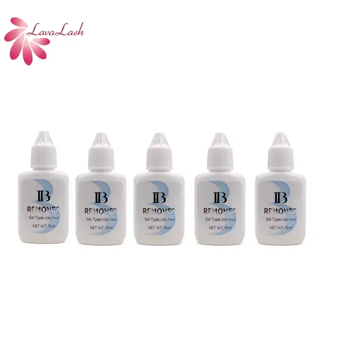 I Beauty – dissolvant de Gel transparent IB, 5 bouteilles, sans GBL, pour Extensions de cils, colle 