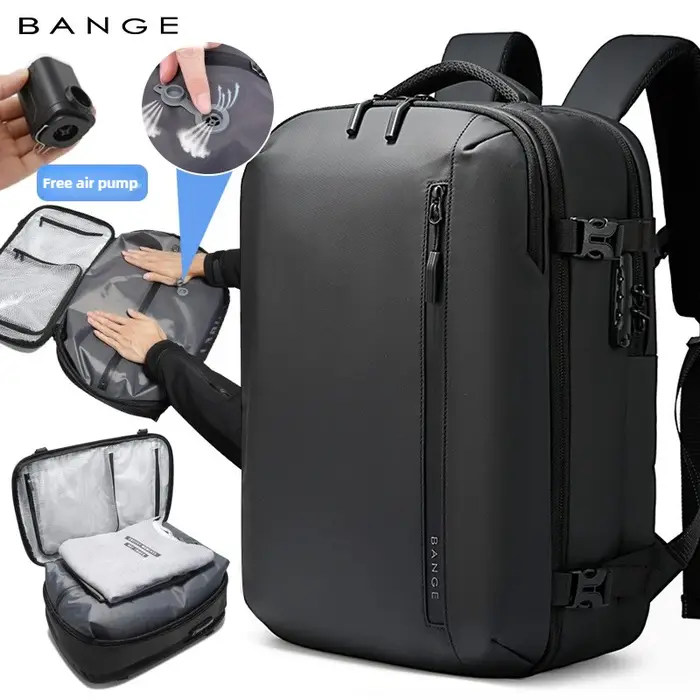 BANGE nouveauté continuer 40L extensible intégré pompe de Compression sous vide hommes étanche voyag