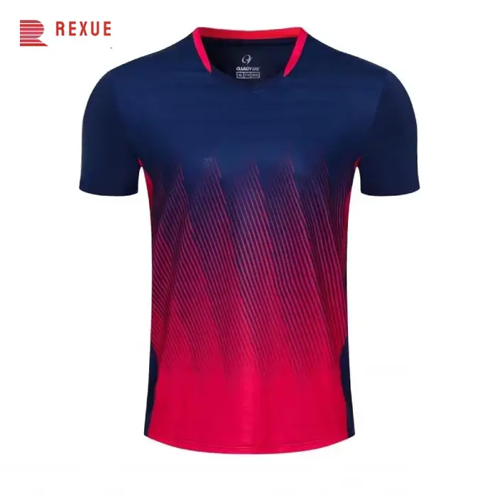 T-shirt de Tennis de Table unisexe, tout nouveau maillot de Tennis à manches courtes, Badminton, Pin