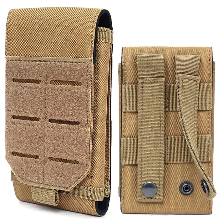 Pochette de téléphone Molle Laser 1000D, robuste, étanche, petit support de téléphone portable tacti