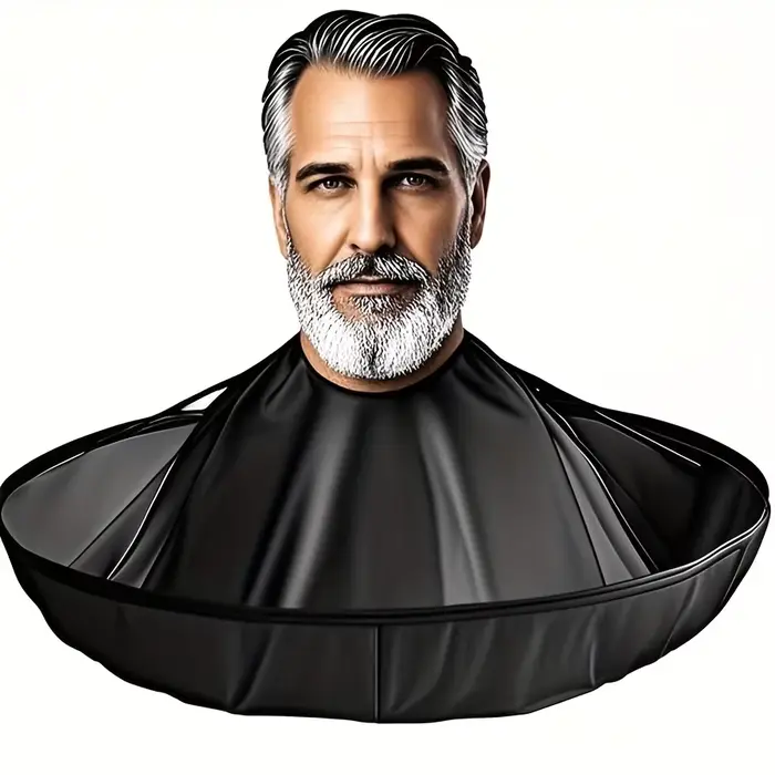 Cape de coiffure professionnelle antiadhésive avec col réglable pour stylistes et coiffures occasions spéciales