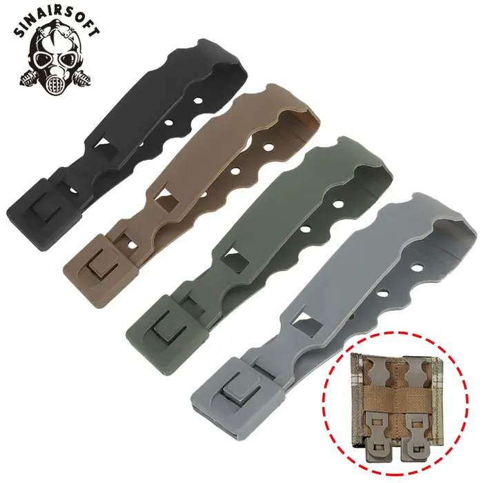 SINAIRSOFT-Système Molle DulDurable, Clips Malice, Sangle en Nylon, Bande à Dégagement Rapide, Convi