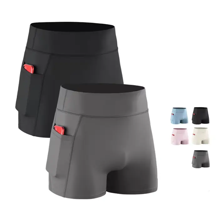 Short de Sport basique à séchage rapide pour hommes, couleur unie, respirant, évacuant l'humidité, B
