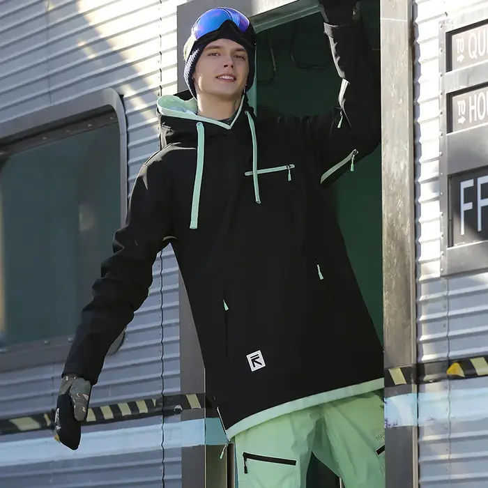 RUN05.RIVER-Sweat à capuche de snowboard pour homme, sports de plein air, veste de ski, haute qualit