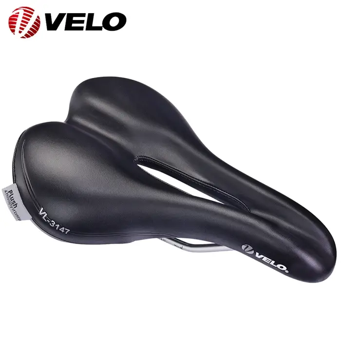 Selle de vélo en cuir PU pour cyclisme urbain VTT randonnée voyage tout-terrain polyvalente confortable pour homme femme