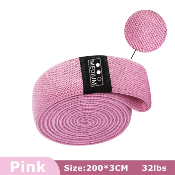 Lot de 3 bandes longues pour le travail, en tissu, pour les exercices