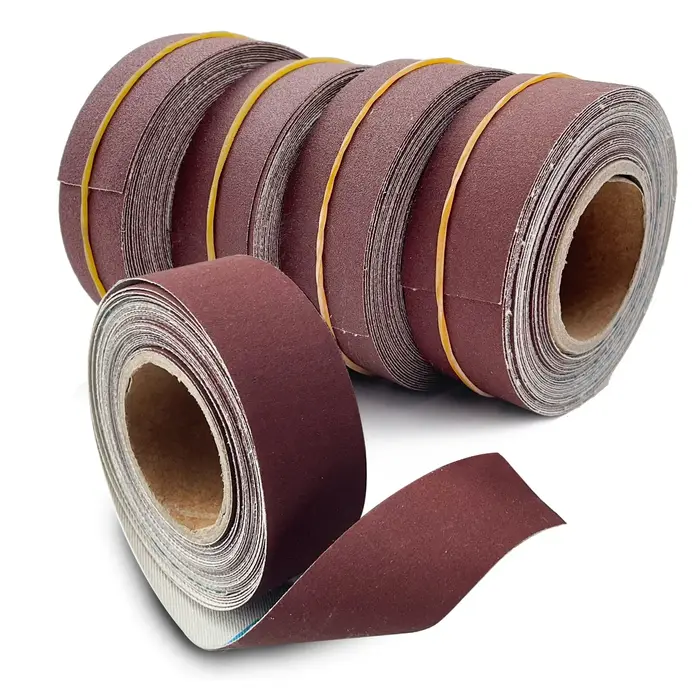 Papier abrasif 8M/2M, variété de papier de verre, rouleau de tissu émeri dessinable, ponçage de menu