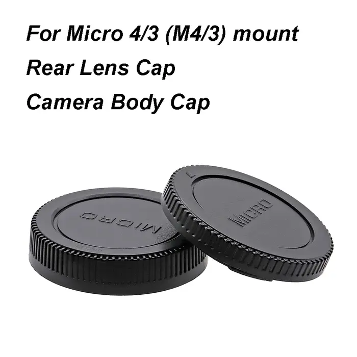 Pour M4/3 Micro 4/3 MFT monture lentille capuchon arrière ou corps de caméra ou ensemble de bouchons