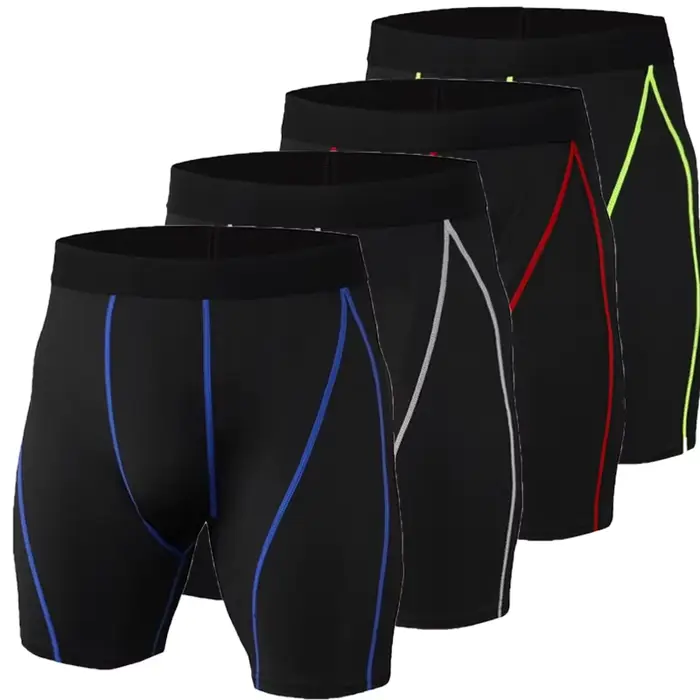 Short de Compression pour hommes, collants slim d'été, séchage rapide, Short de Sport d'entraînement