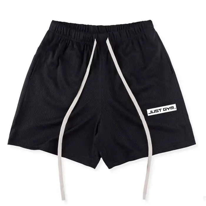 Short de Fitness respirant en maille légère pour hommes, pantalons décontractés de sport d'été