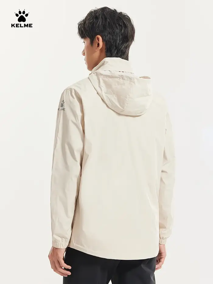 Veste coupe-vent homme imperméable pour football et running - Entraînement extérieur toutes saisons