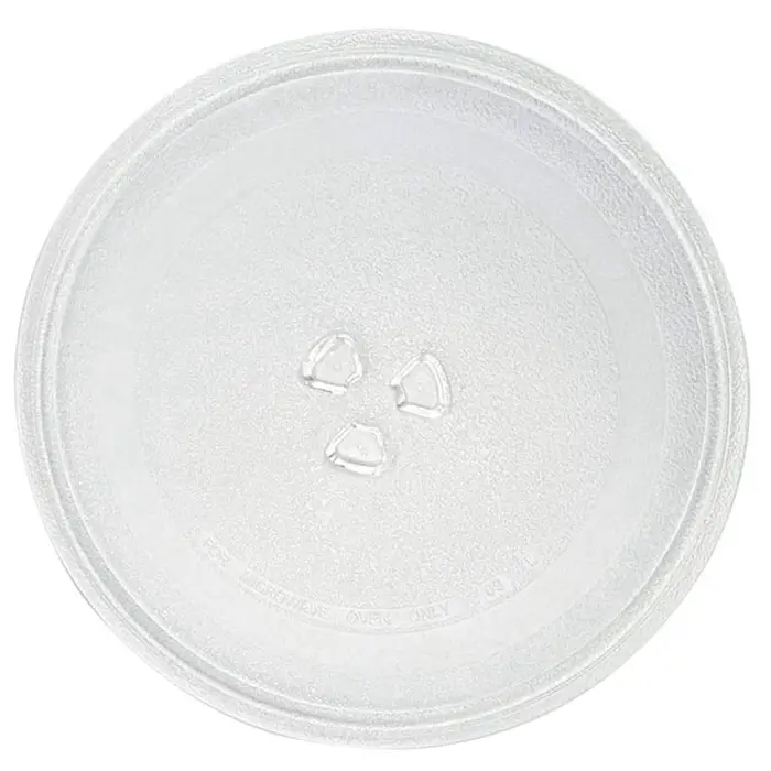 Plaque de rechange universelle pour micro-ondes, plaque de verre colorée, ronde, durable, micro-onde
