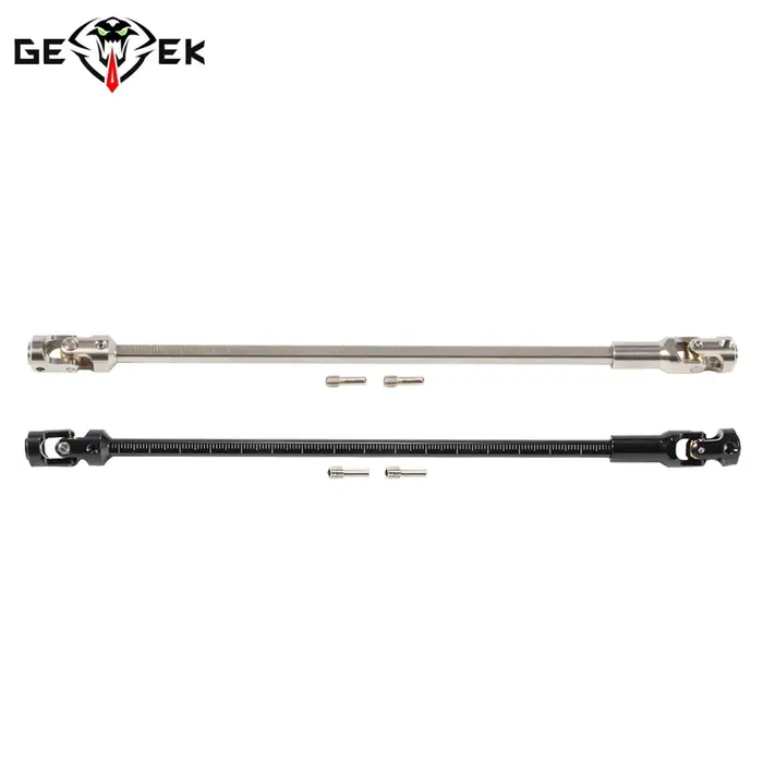 Arbre de transmission à Joint universel en acier, 68-229mm, coupé à longueur, pour 1/10 RC chenille 