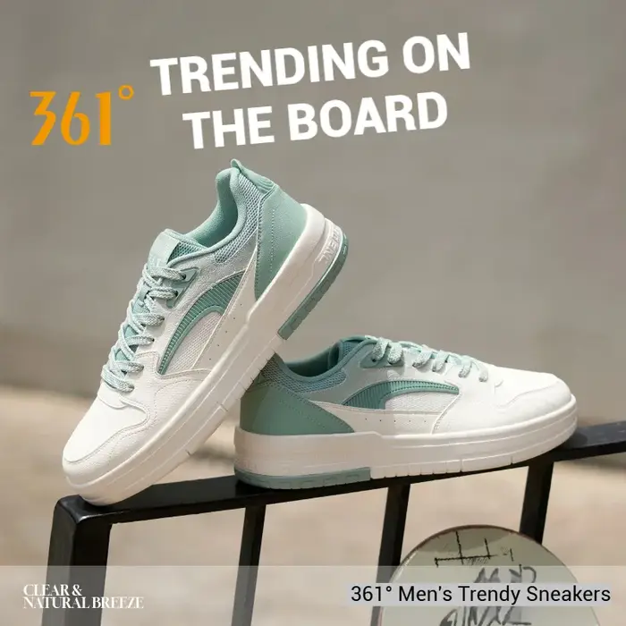 361 degrés nouveaux hommes chaussures de Skateboard décontracté résistant aux éclaboussures loisirs 