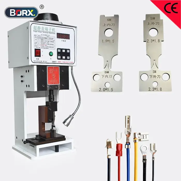 Lames de sertissage pour terminaux BORX OTP, Lame en acier pour applicateur de bornes, pour machine 