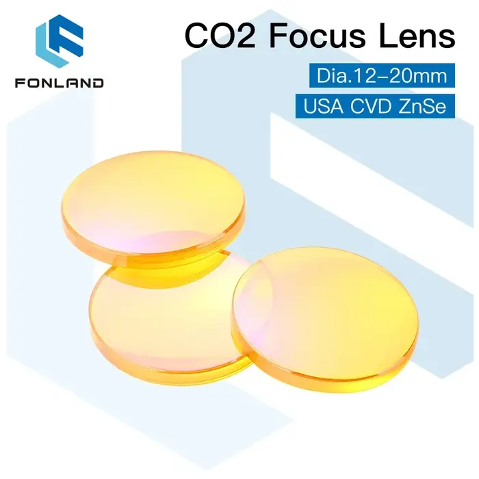 FONLAND lentille de mise au point USA CVD ZnSe dia 12 15 18 19.05 20 FL 38.1 50.8 63.5 76.2 101.6 12