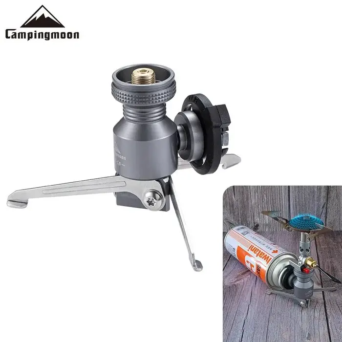 CPAMINGMOON Support de four à fusée Z23-CB Adaptateur à trois broches, Tête de four à gaz longue pla