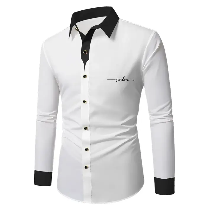 Chemise Homme FGKKS – Nouvelle Collection Imprimée Tendance, Style Décontracté Chic, Manches Longues