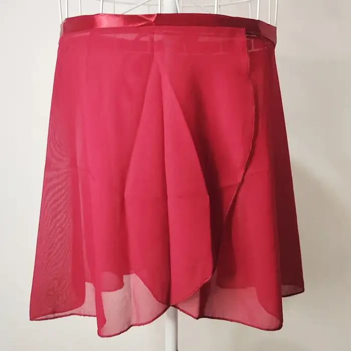Jupe Ballet CLYFAN en mousseline de soie - Lacets élégants - Adultes et filles