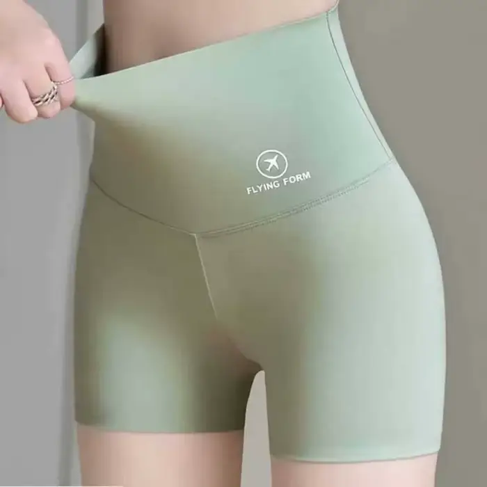 Short de sport sans couture pour femme, taille haute, fitness, jogging, corps saillant, boxeur, push