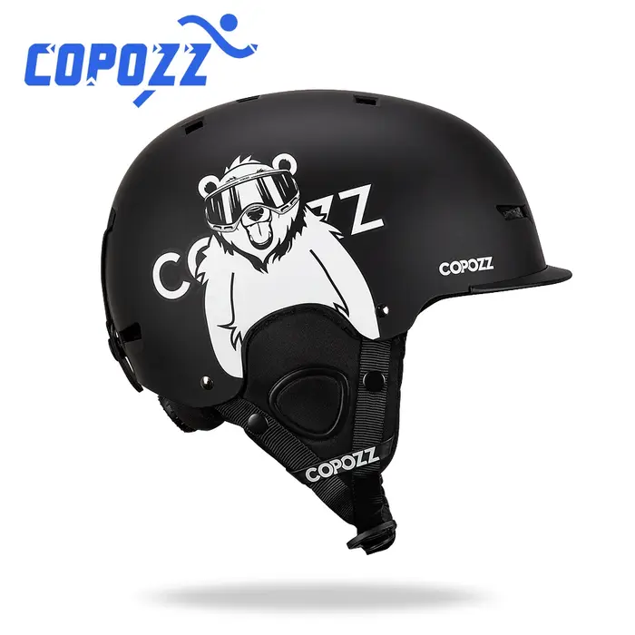 COPOZZ nouveau casque de Ski dessins animé demi-couvert Anti-impact casque de sécurité cyclisme Ski 