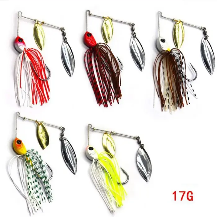1 pièces leurre de pêche 12/17g Wobblers leurres Spinners cuillère appât pour brochet pêche attirail