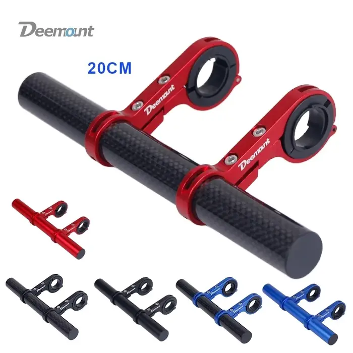 Support étendu pour guidon de vélo, 10/20/25/30cm, barre de montage pour phare de vélo, Support d'or