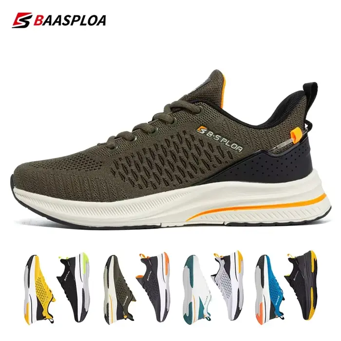 Chaussures de course légères Baasploa homme 2023 - Baskets maille tennis sport outdoor décontractées