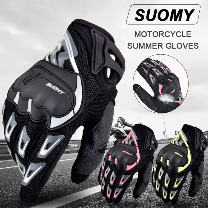 Suomy gants de Moto été maille respirant gants de Moto hommes femmes écran tactile gants de Motocros
