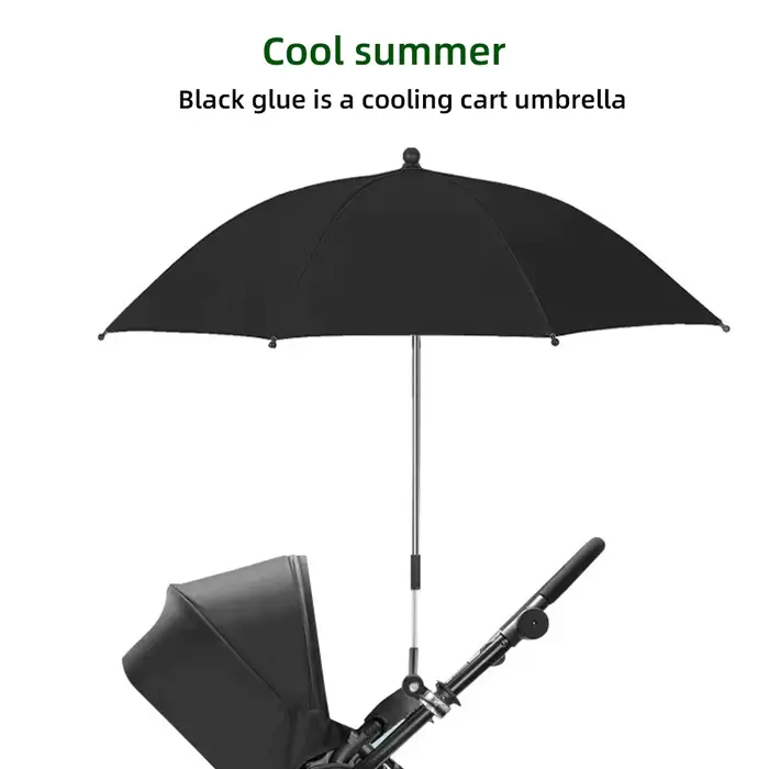 Parapluie Pliant pour Poussette de Bébé, Protection UV contre la Pluie et le Soleil, Parasol Univers