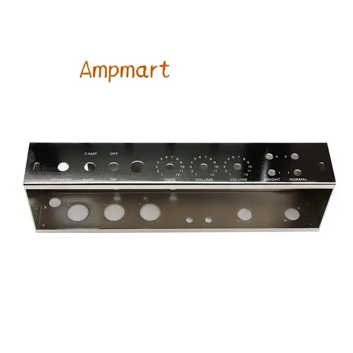 Ampmart 1 pièces Chrome 5E3 Tweed amplificateur de guitare de luxe châssis en acier identique à l'or