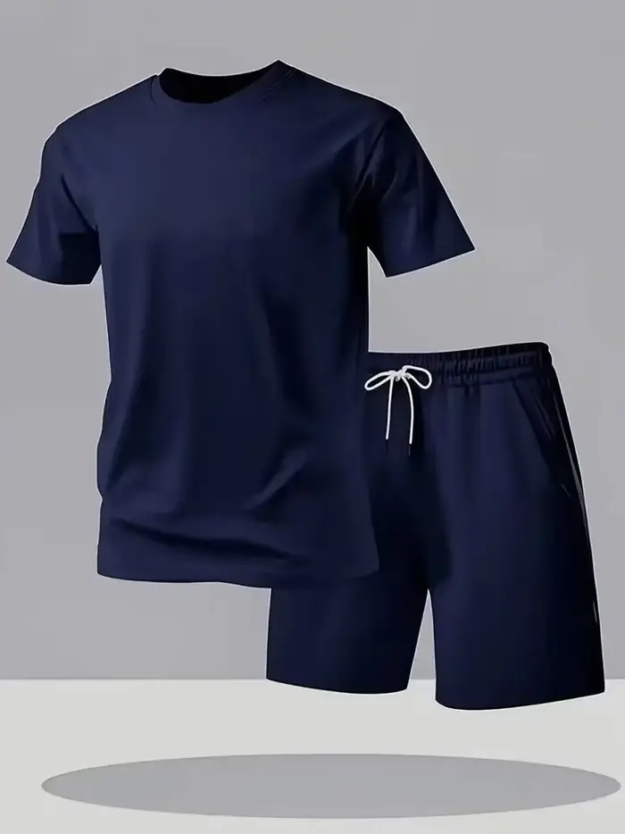 Nouvel ensemble de vêtements de sport d'été pour hommes, t-shirt à manches courtes et short, ensembl