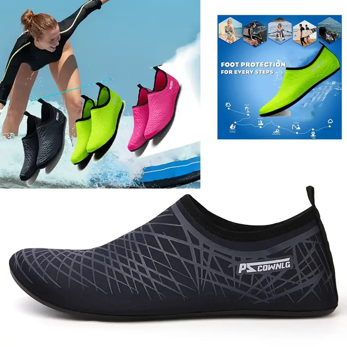 Chaussures aquatiques femmes hommes plage natation sport nautique pieds nus confortables