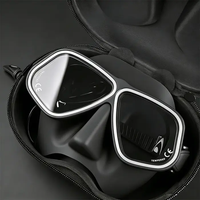 Lunettes de plongée gratuites, masque similaire en alliage d'apollo, Gel de silice liquide, Kit de T